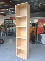 Tall Narrow Timber Laminate Shelving Unit