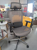 "Loctek" Grey Ergonomic Adjustable Desk Chair