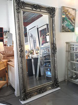 BRAND NEW Extra Large Antique Silver Baroque Style Mirror