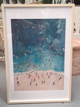 BRAND NEW Framed Aerial Beach Print