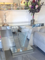 Mirrored Art Deco Style Hall Table