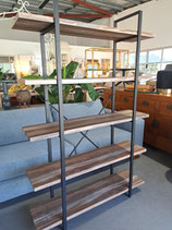 Open Timber Laminate & Metal Shelving