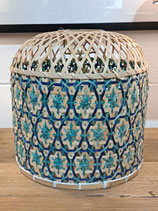 BRAND NEW Blue & Turquoise Cane Pendant Light Shade