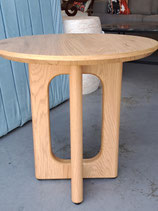 BRAND NEW Round Oak Laminate Side Table - 3 Available