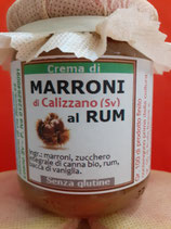 CREMA di MARRONI di Calizzano (Savona) AL RUM gr. 250