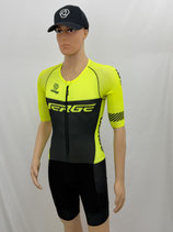 Verge Sport Speed 2.0 Herren Triathlonanzug kurzarm - schwarz-neongelb