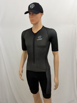 Verge Sport Speed Herren Triathlonanzug kurzarm - schwarz