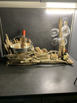 Plateau en bois flotté pour l'apéro