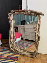 Miroir mural ou à poser, en bois flotté, 77cmx99cm