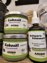 Kokosöl 200ml (Links im Bild)