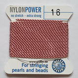 Nylon Power Dunkelrosa