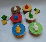 Lego Cupcake Topper