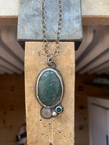 Silberkette mit Achat