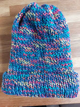 Gebreide Muts Blauw Mix