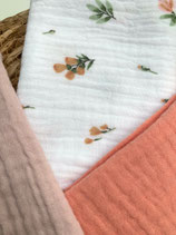 Taschentuch Set Blümchen rosa