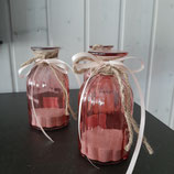 Glasvase rosa