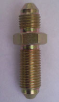 ADAPTATEUR PASSE CLOISON DROIT MALE JIC UNF 3/8X24 CONVEXE / MALE JIC UNF 3/8X24 CONVEXE