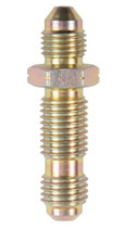 ADAPTATEUR PASSE CLOISON DROIT MALE JIC UNF 3/8X24 CONVEXE / MALE METRIQUE M10X100 CONVEXE