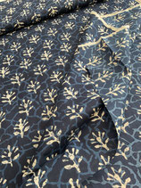 Baumwolle Voile - Blau - 100 % Baumwolle - Breite 145 cm - Gewicht 80 g/m²