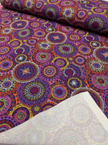 French Terry - Mandala - 95 % Cotton  5 % Elasthan - Breite 150 cm - 250 g/m²