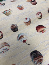 Gobelin - Muffins - 70 % Baumwolle - 30 % Polyester - Breite 140 cm