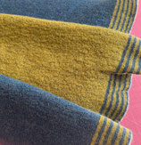 Merino Strick uni blau/grün - Breite 140 cm ca 500g/qm - 100 % Merino Wolle - 30° Wollwaschgang / NICHT schleudern / NICHT chemisch reinigen