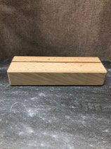 Kartenhalter Holz mit Schlitz
