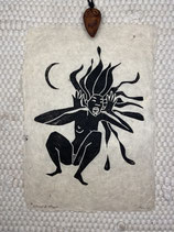 Linoldruck „Wild & Free“