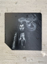 Original Gouache Malerei “Flying Hair“