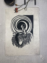 Linoldruck         „Abundantia“