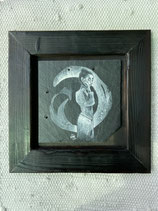 Original Gouache Malerei "Open Window"