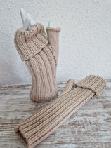 Handstulpen mit Umschlag one size