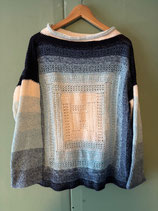 Pullover gehäkelt Gr. 44/46