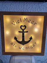 Lichterrahmen "Anker"  25x25