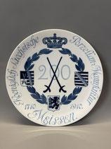 Meissen 1710-1910 Jubiläumsteller 200 Jahre Porzellan Manufaktur