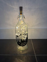 Fles Merry christmas dorpje