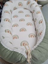 Nestchen regenbogen salbei/cord salbei