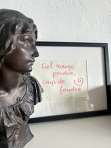 Ciel rouge poudre, coup de foudre
