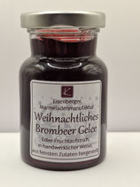 150 Gramm Glas Weihnachtliches Brombeergelee Fruchtaufstrich