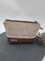 Kosmetik mittel  Linen Hellbeige/Braun