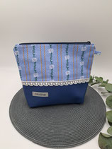 Necessaire Edelweiss blau/Blau