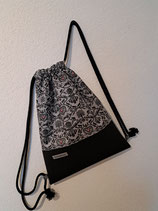 Beuteltasche Älpler grau / schwarz