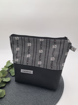 Necessaire Edelweiss dunkel/Schwarz