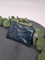 mini Täschli blaupetrol Halbkreise