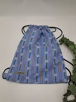 Beuteltasche Edelweiss blau