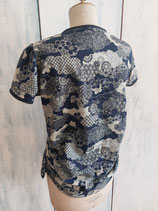 Darkblue Oriki size S blouseshirt made from japanese cotton