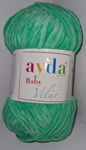 100 g Baby Wolle Chenille Velours 254