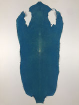 Stingray Leather aqua blue