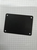 Alu Schilder schwarz-matt 74x52/1.0mm