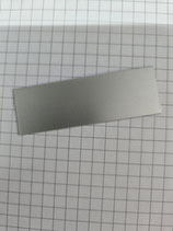 Alu-Schild schwarz-matt 60x20/0,5mm